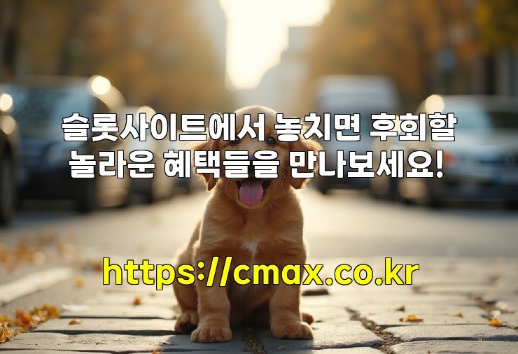 슬롯사이트에서 놓치면 후회할 놀라운 혜택들을 만나보세요!